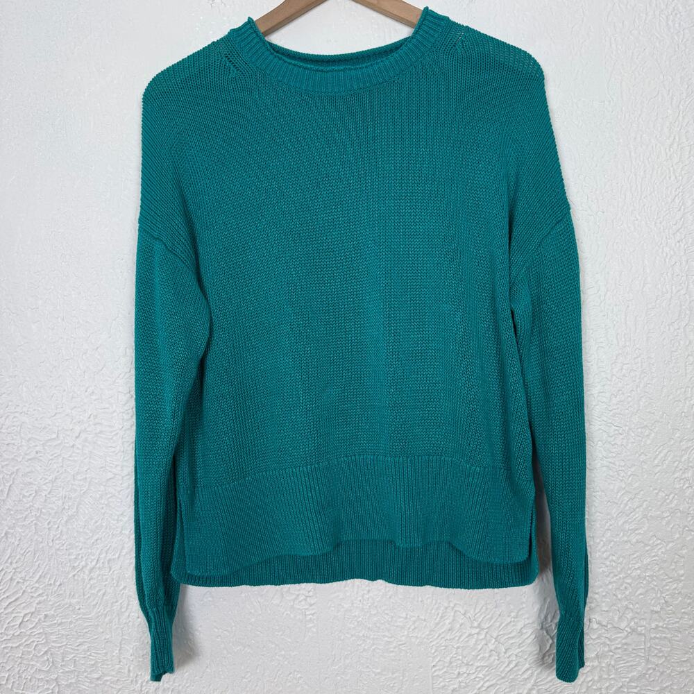 J.Crew Relaxed Cotton Linen Blend Beach Sweater Size Medium